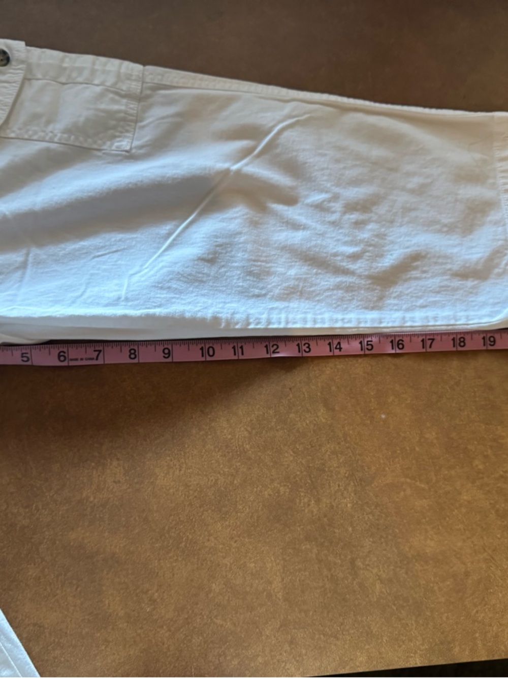 Caribbean Joe women’s  White Cargo Pants - Picture 6 of 6